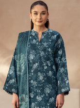 Ilara By Seran Embroidered Cambric 3 Piece Unstitched Suit SRN24I D-06 CERULE